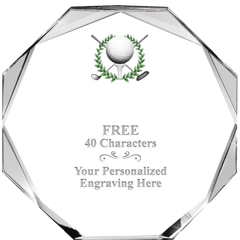 6" COMPASS CRYSTAL