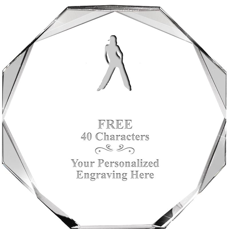 6" COMPASS CRYSTAL