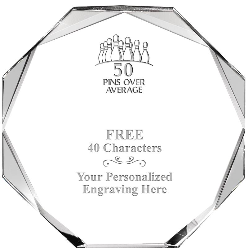 6" COMPASS CRYSTAL