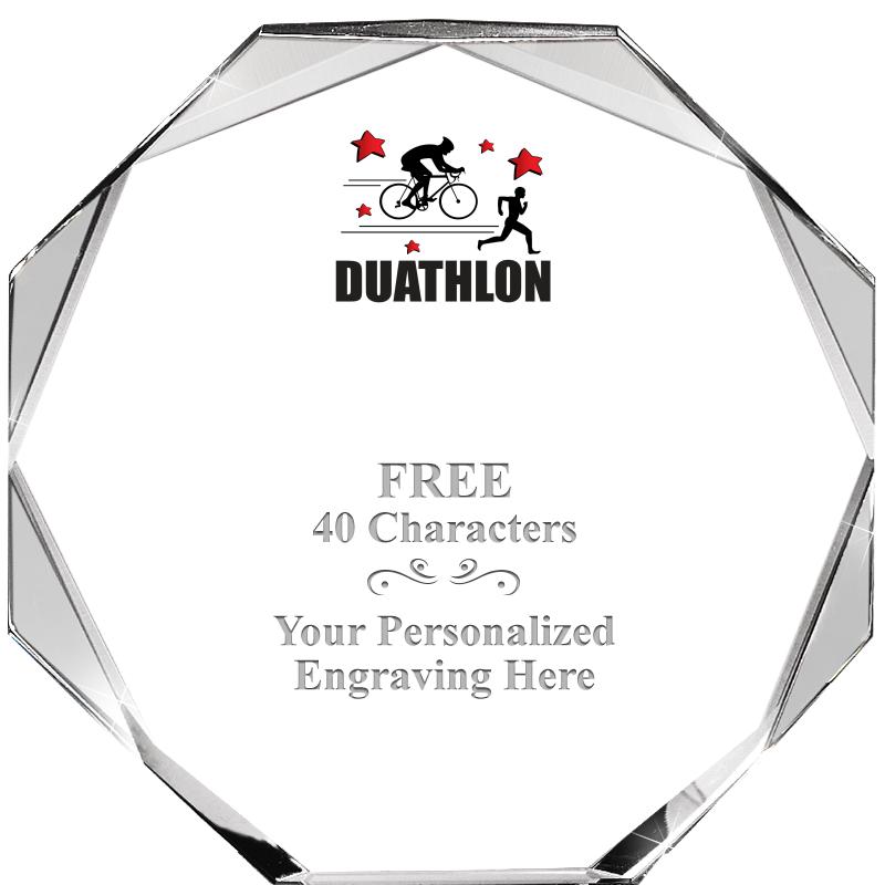 6" COMPASS CRYSTAL