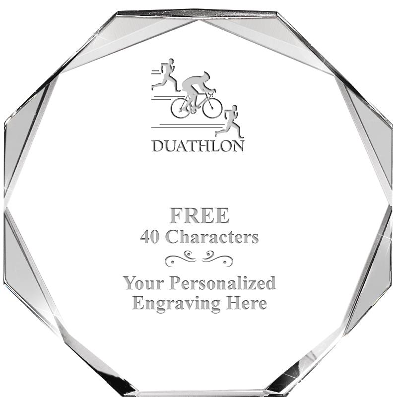 6" COMPASS CRYSTAL