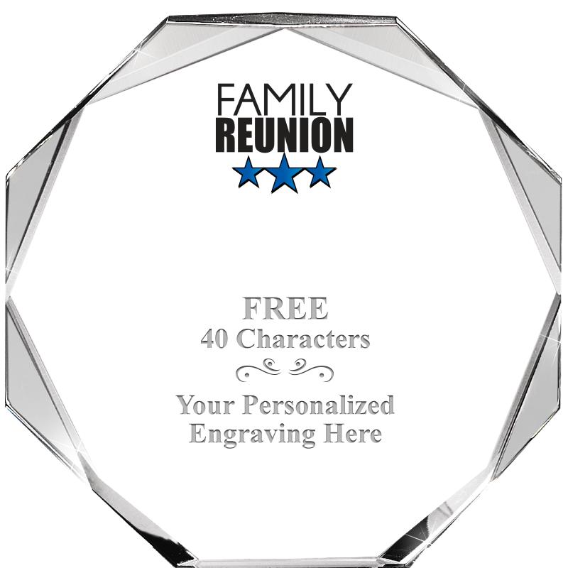 6" COMPASS CRYSTAL