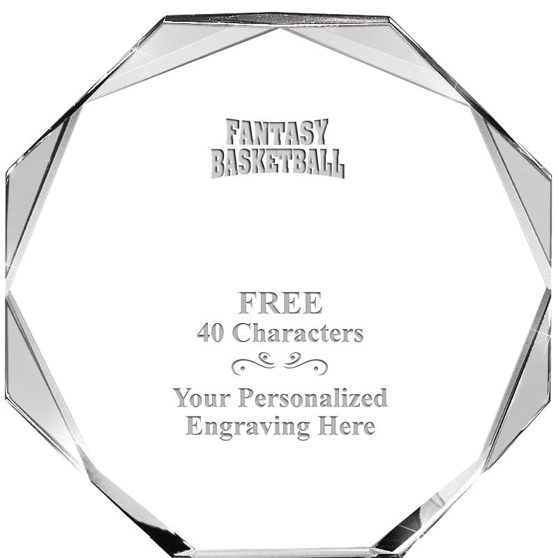 6" COMPASS CRYSTAL
