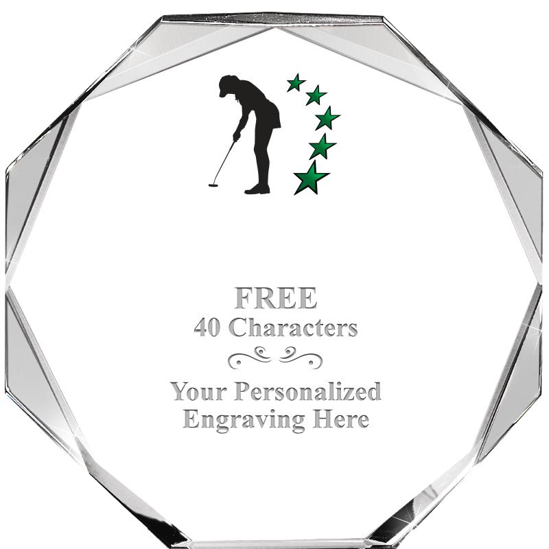 6" COMPASS CRYSTAL