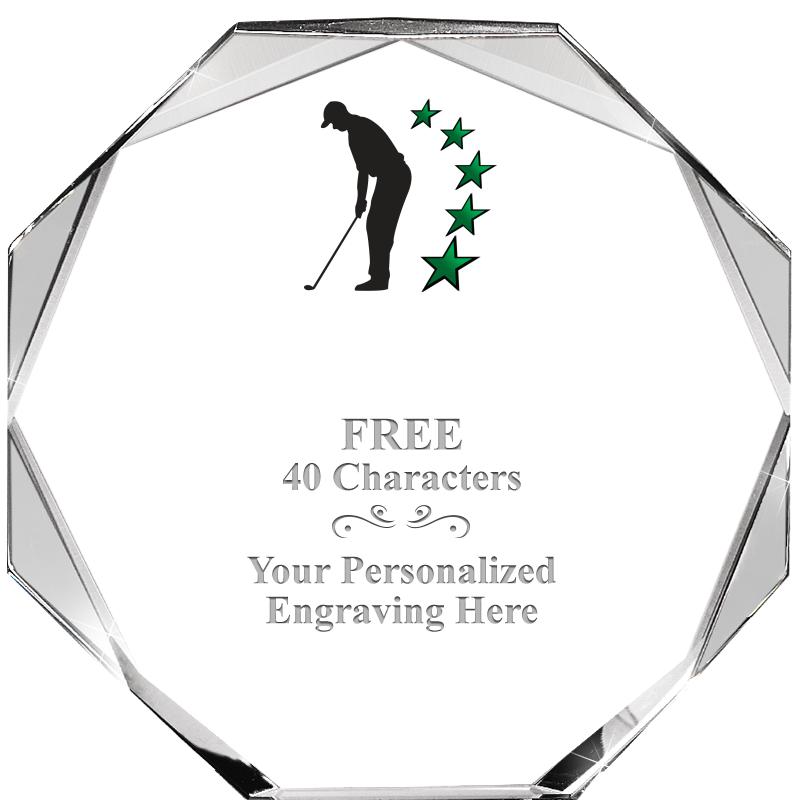 6" COMPASS CRYSTAL