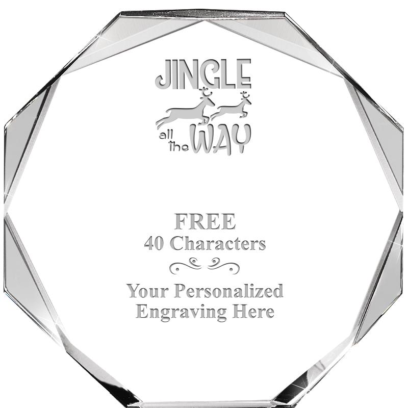 6" COMPASS CRYSTAL