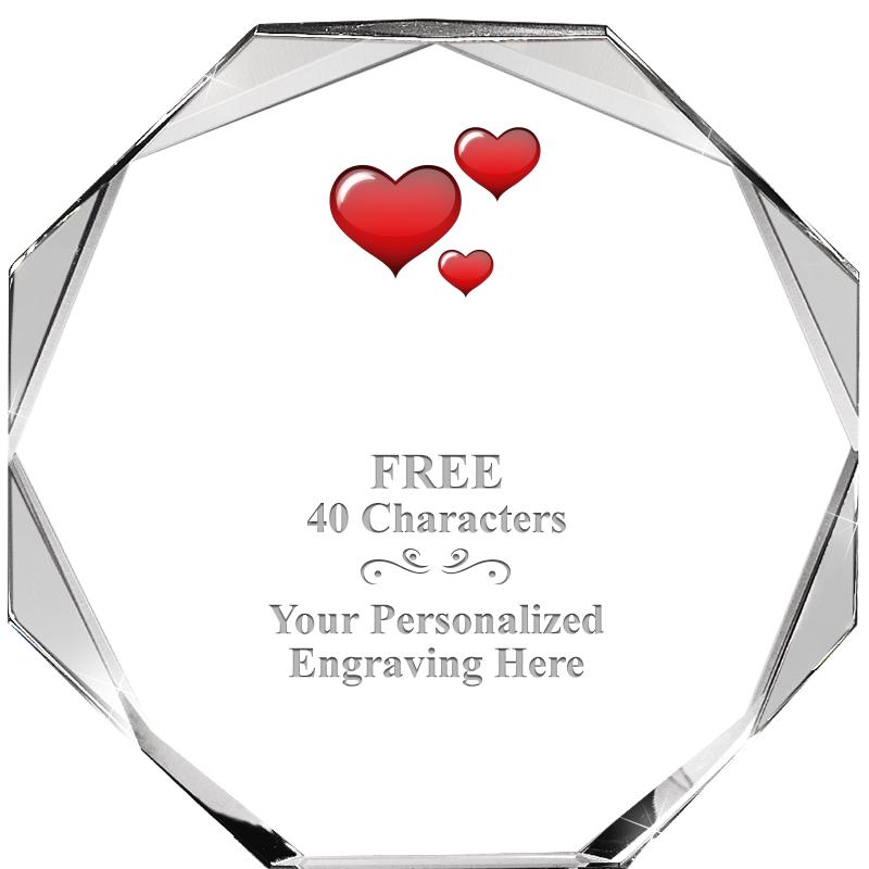 6" COMPASS CRYSTAL
