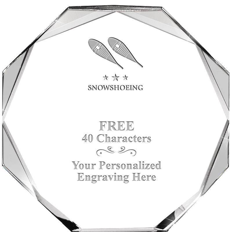 6" COMPASS CRYSTAL