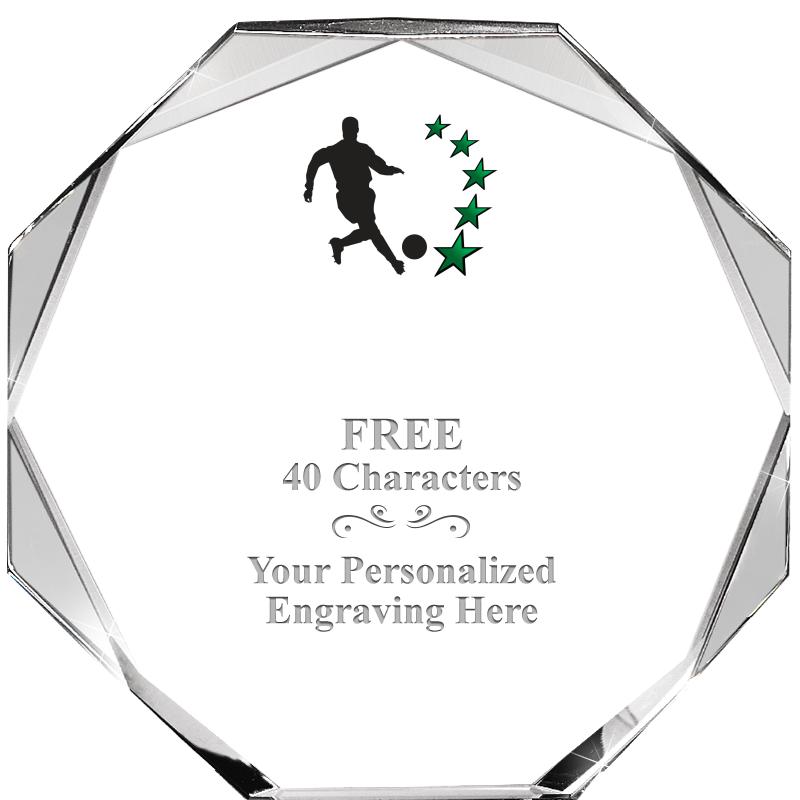 6" COMPASS CRYSTAL