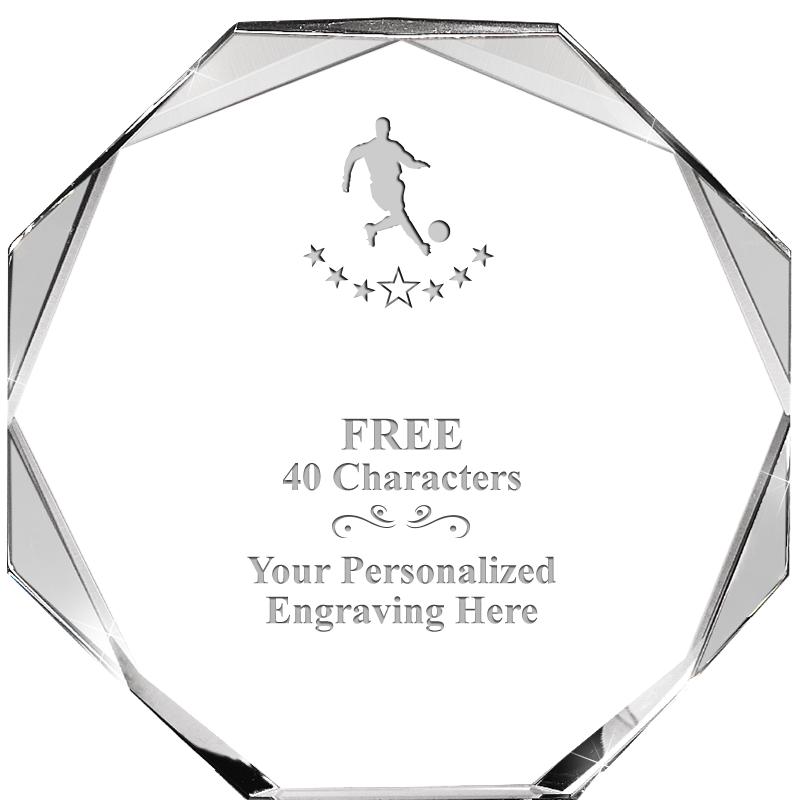 6" COMPASS CRYSTAL
