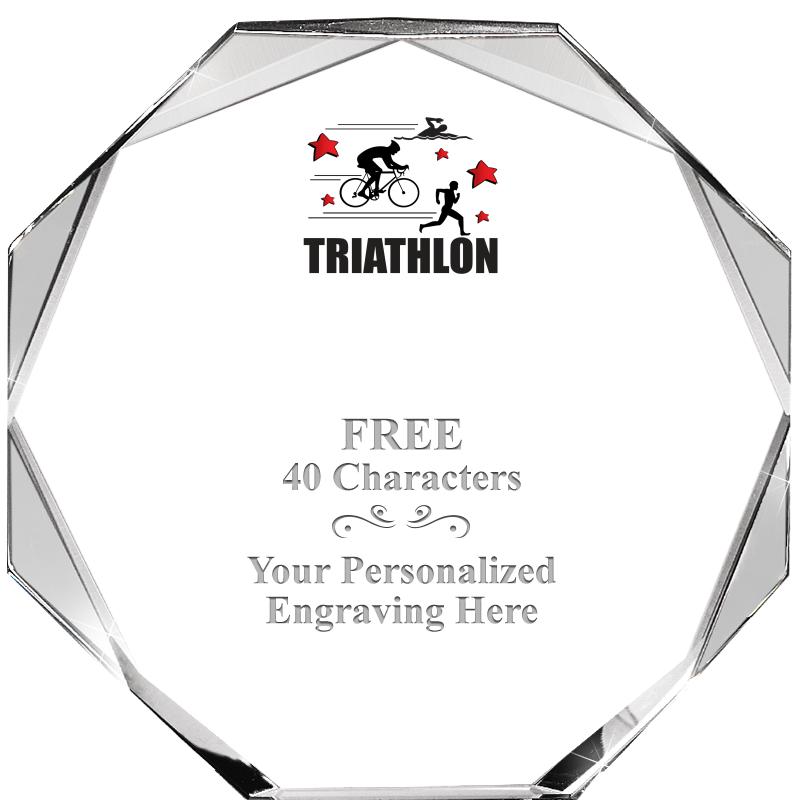 6" COMPASS CRYSTAL