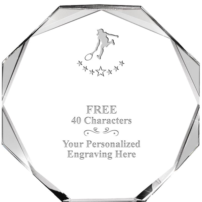 6" COMPASS CRYSTAL