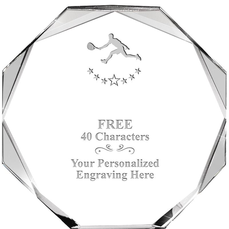 6" COMPASS CRYSTAL