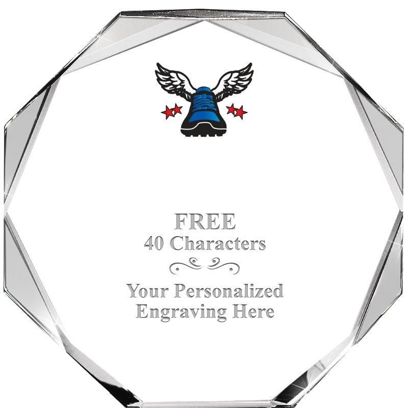 6" COMPASS CRYSTAL