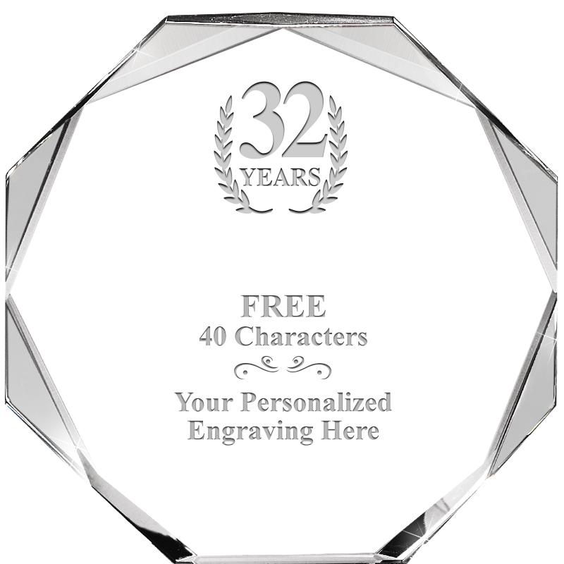 6" COMPASS CRYSTAL