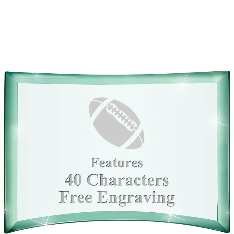 5 1/2"x 3 3/4" ARCHWAY CRYSTAL