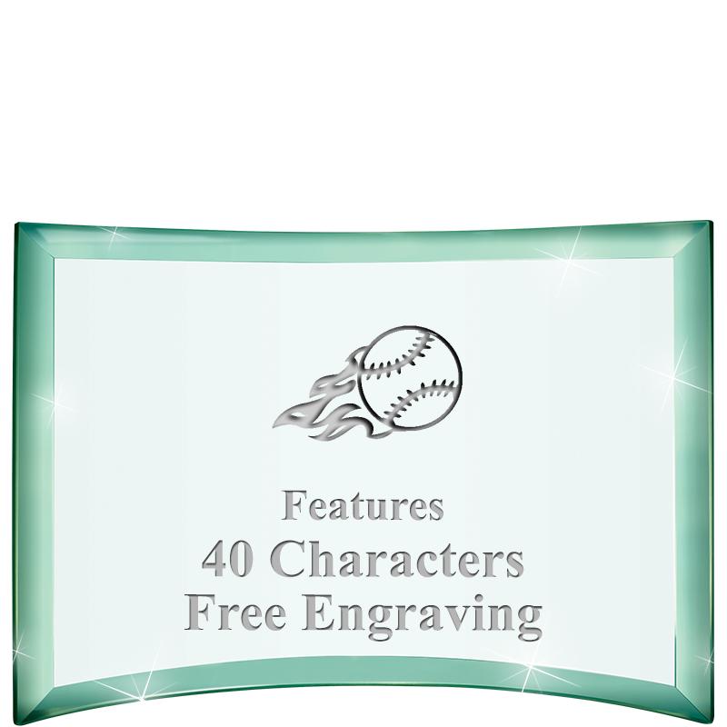 5 1/2"x 3 3/4" ARCHWAY CRYSTAL