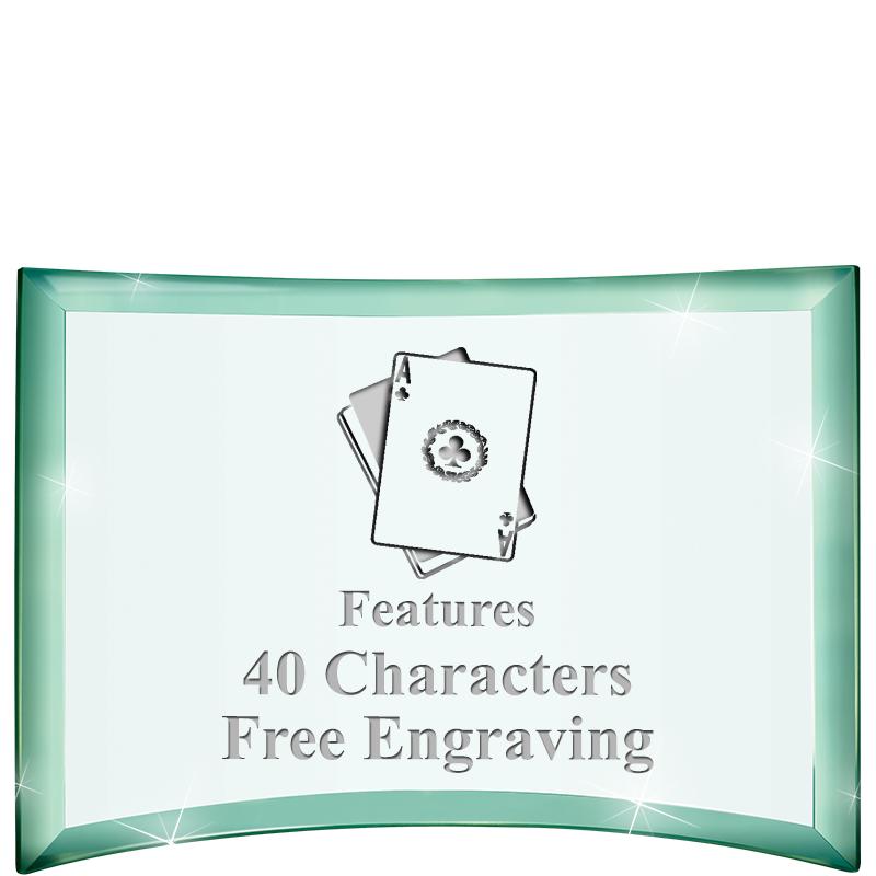 5 1/2"x 3 3/4" ARCHWAY CRYSTAL