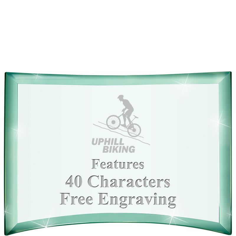 5 1/2"x 3 3/4" ARCHWAY CRYSTAL