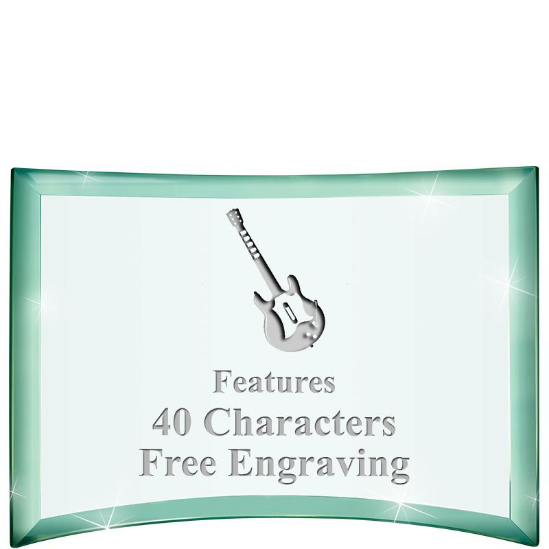 5 1/2"x 3 3/4" ARCHWAY CRYSTAL