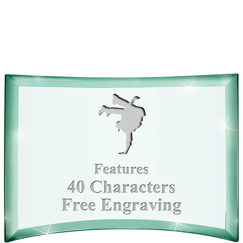 5 1/2"x 3 3/4" ARCHWAY CRYSTAL