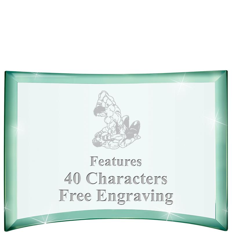 5 1/2"x 3 3/4" ARCHWAY CRYSTAL