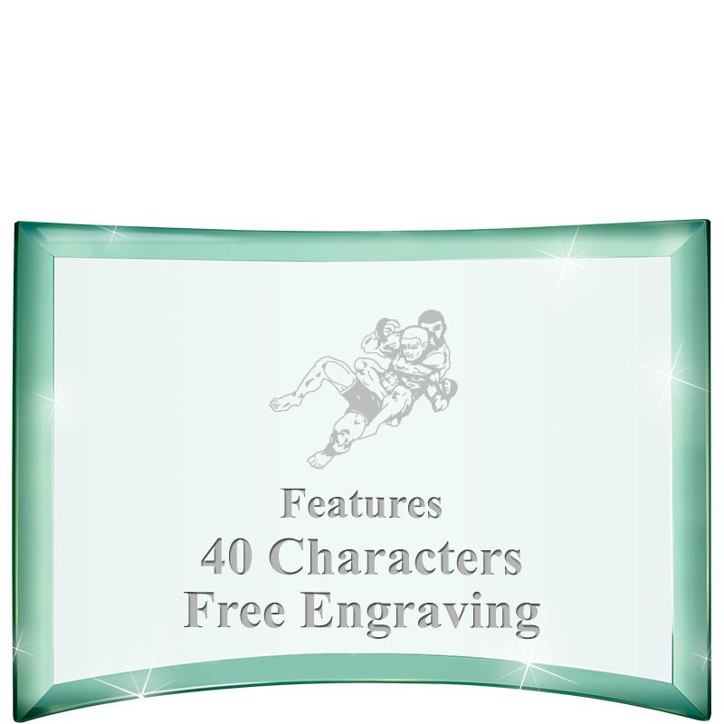 5 1/2"x 3 3/4" ARCHWAY CRYSTAL