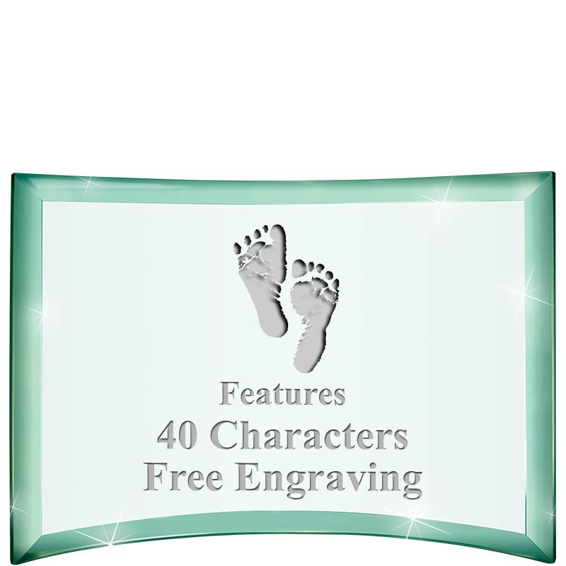 5 1/2"x 3 3/4" ARCHWAY CRYSTAL