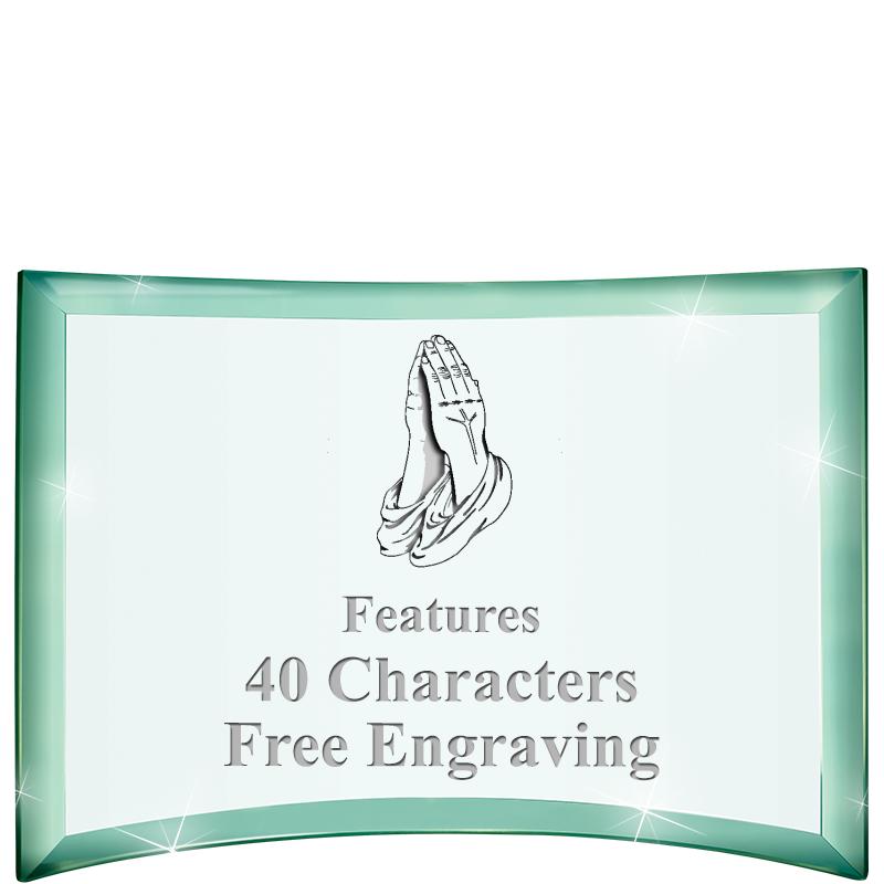 5 1/2"x 3 3/4" ARCHWAY CRYSTAL