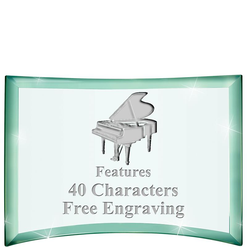 5 1/2"x 3 3/4" ARCHWAY CRYSTAL