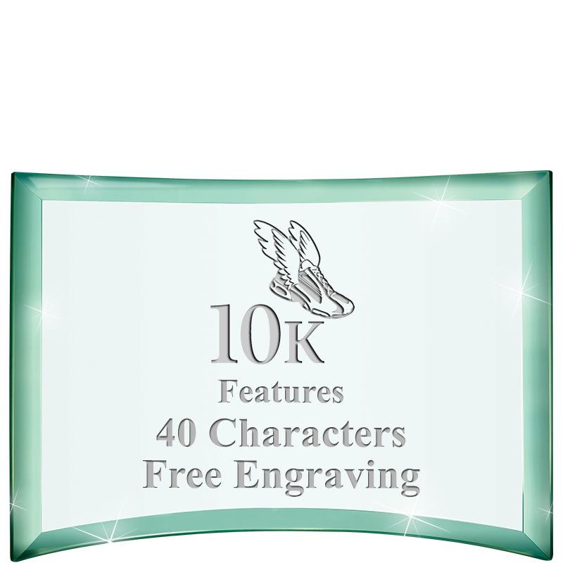 5 1/2"x 3 3/4" ARCHWAY CRYSTAL