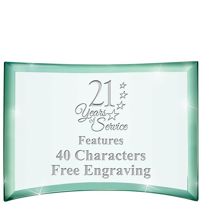 5 1/2"x 3 3/4" ARCHWAY CRYSTAL