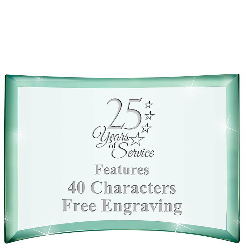 5 1/2"x 3 3/4" ARCHWAY CRYSTAL