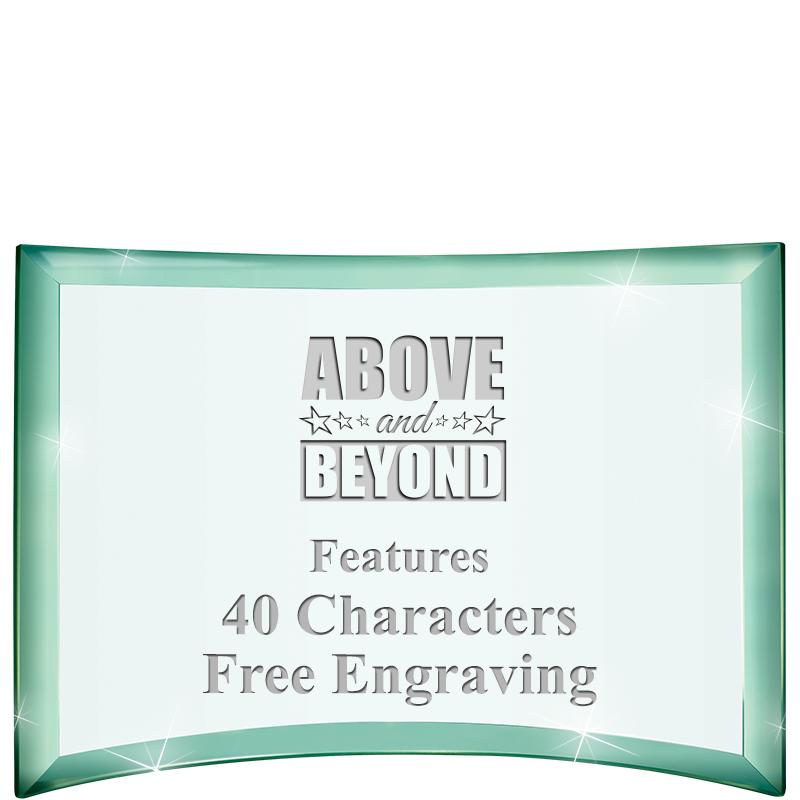 5 1/2"x 3 3/4" ARCHWAY CRYSTAL