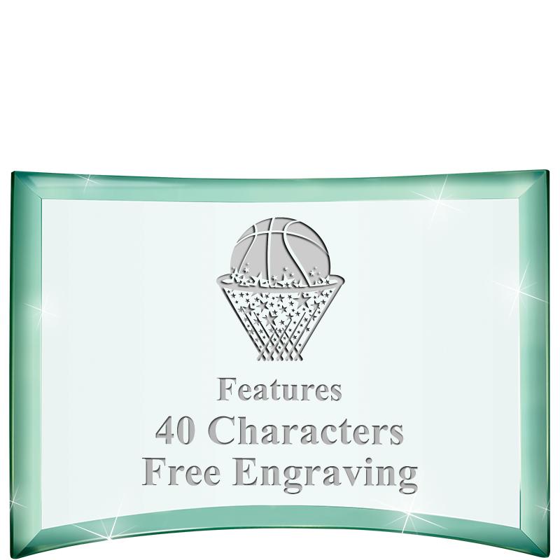 5 1/2"x 3 3/4" ARCHWAY CRYSTAL