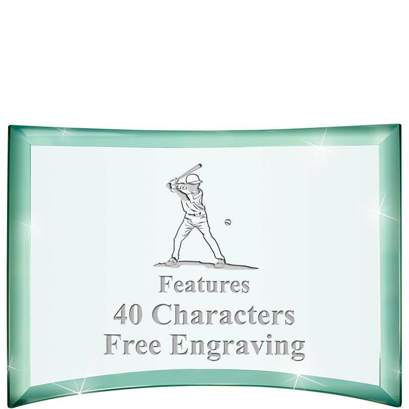 5 1/2"x 3 3/4" ARCHWAY CRYSTAL