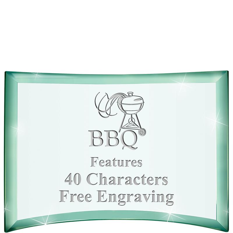 5 1/2"x 3 3/4" ARCHWAY CRYSTAL