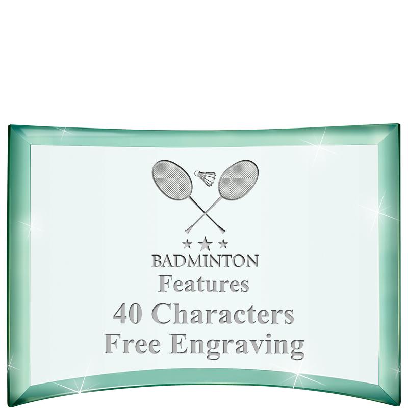 5 1/2"x 3 3/4" ARCHWAY CRYSTAL