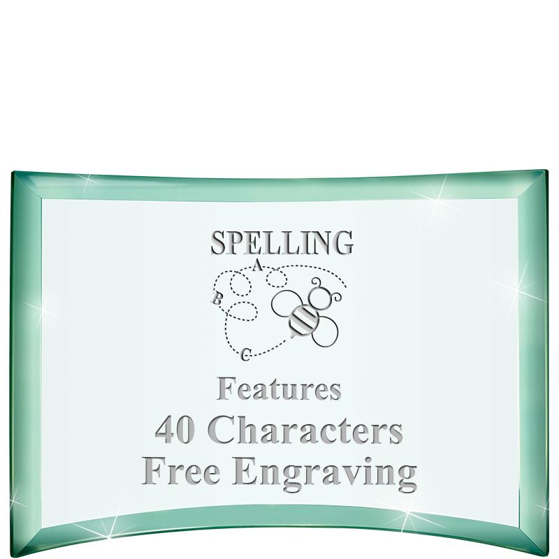 5 1/2"x 3 3/4" ARCHWAY CRYSTAL