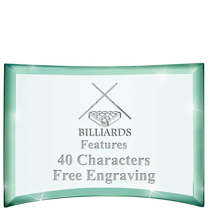 5 1/2"x 3 3/4" ARCHWAY CRYSTAL