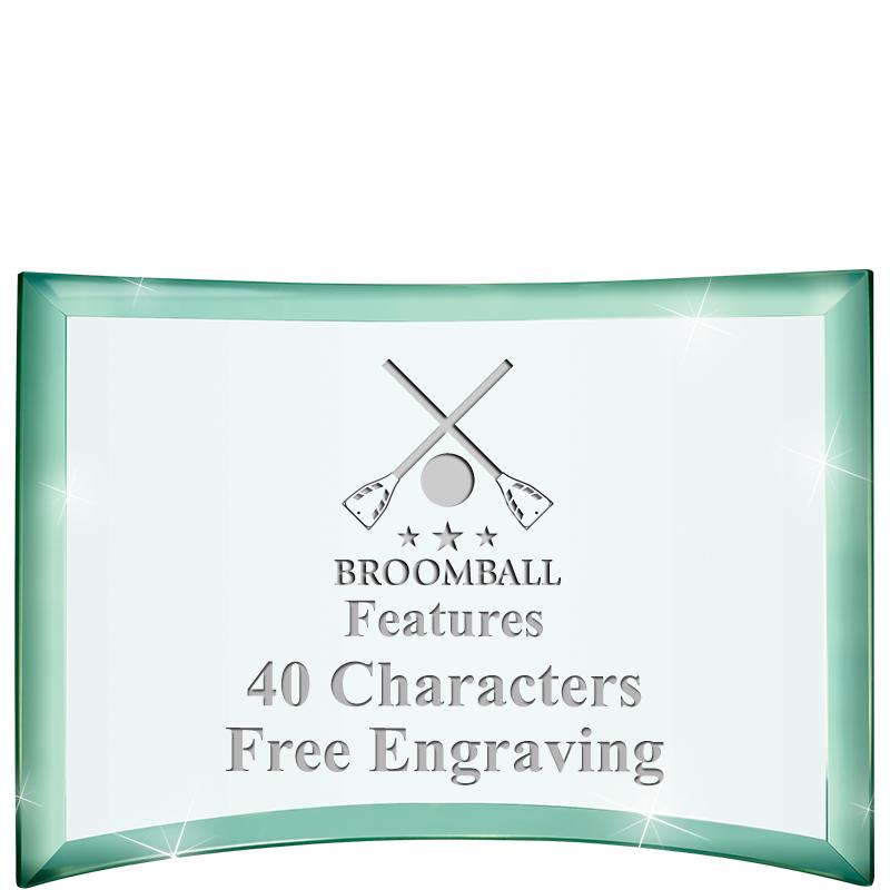 5 1/2"x 3 3/4" ARCHWAY CRYSTAL