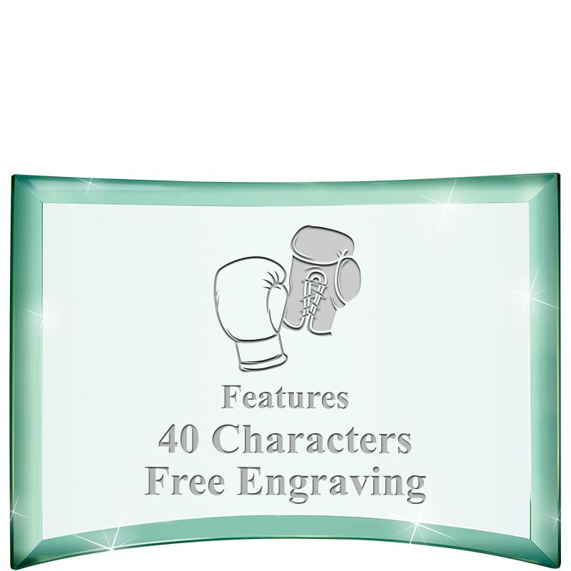 5 1/2"x 3 3/4" ARCHWAY CRYSTAL