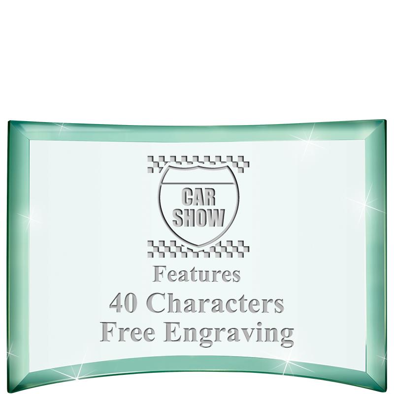 5 1/2"x 3 3/4" ARCHWAY CRYSTAL