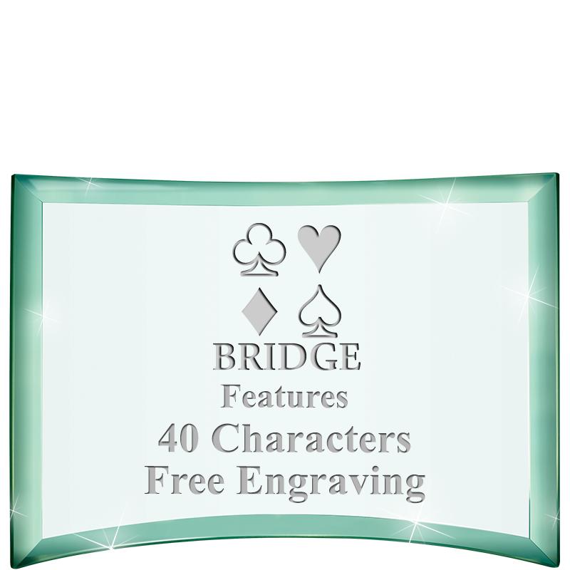 5 1/2"x 3 3/4" ARCHWAY CRYSTAL