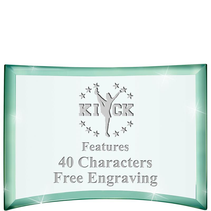 5 1/2"x 3 3/4" ARCHWAY CRYSTAL