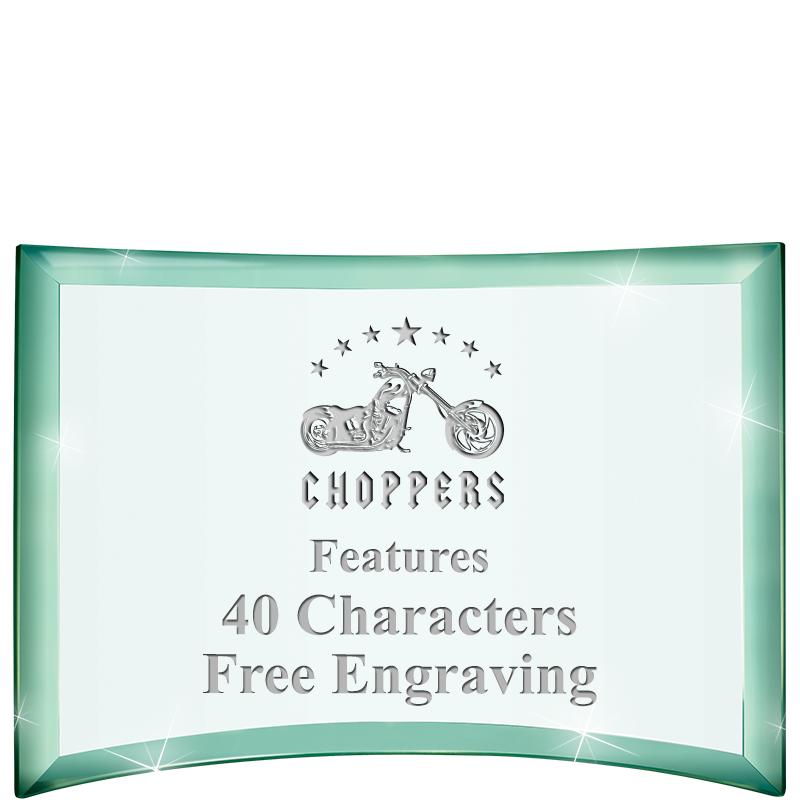 5 1/2"x 3 3/4" ARCHWAY CRYSTAL