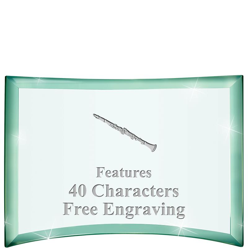 5 1/2"x 3 3/4" ARCHWAY CRYSTAL