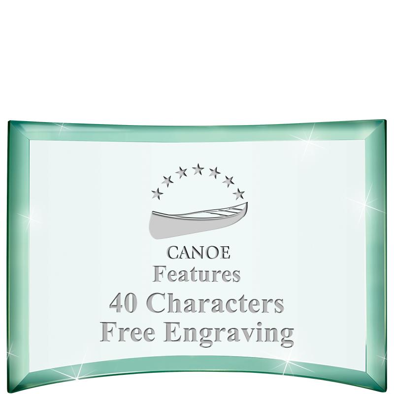 5 1/2"x 3 3/4" ARCHWAY CRYSTAL