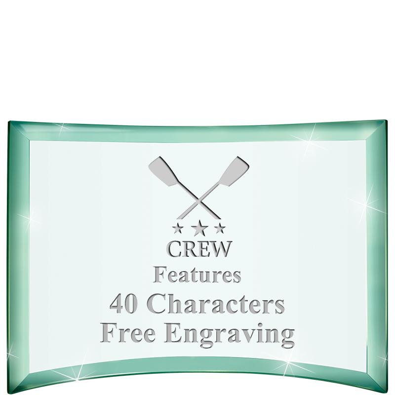 5 1/2"x 3 3/4" ARCHWAY CRYSTAL