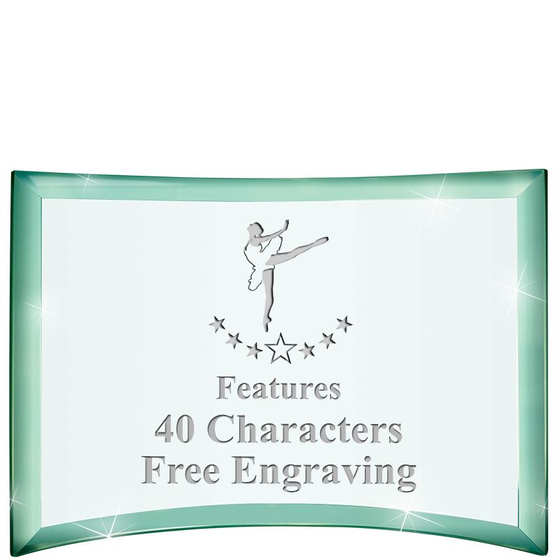 5 1/2"x 3 3/4" ARCHWAY CRYSTAL